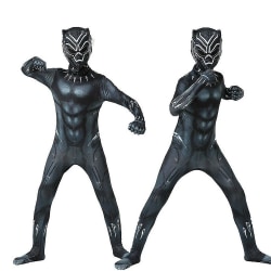 Barn pojke Black Panther kostym 170cm