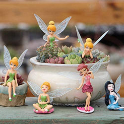 6st Miniatyr älvor Figuriner Tillbehör, Krukhängare 6pcs