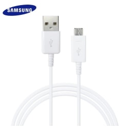 Orignal Samsung  Micro USB cable Vit Vit