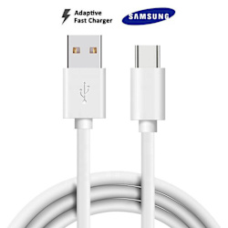 Orignal Samsung Extra Lång 1.5m USB-C Kabel Vit Vit