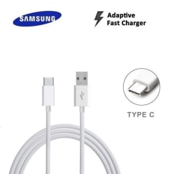 Orignal Samsung Extra Lång 1.2m USB-C Kabel Vit Vit