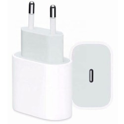 iPhone laddare för Apple 12 Mini USB-C strömadapter 20W PD Vit