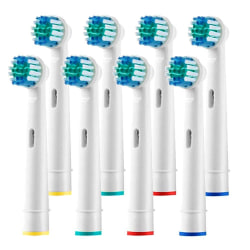 8-pak kompatible tandbørstehoveder