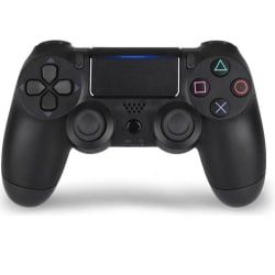 PS4 Handkontroll DoubleShock Trådlös för Play-station 4 Svart
