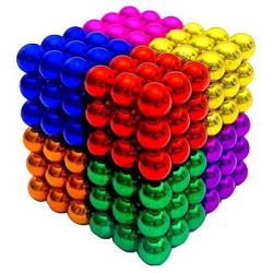Neocube magnetkulor - 216 stycken multifärg 8 färger multifärg