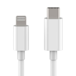 iPhone-kaapeli Apple 11/12/13 USB-C:lle Lightning 2 Meterille White