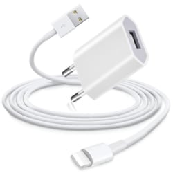 iPhone-oplader 6/7/8 / X / 11/12 PRO MAX + 1m Lightning-kabel White