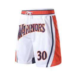 NBA Golden State Warriors Basket Baggy Shorts White S