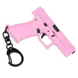 G45 Gun Nyckelring Lätt Tactical Gun Avtagbar nyckelring pink