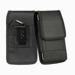PU Bärande bälte Clips Pouch Case Hölster täcker för iPhone Svart För iPhone 11/11 Pro