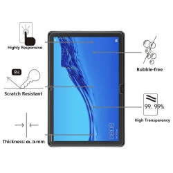 Skärmskydd för Huawei Mediapad M5 Lite 10.1 av härdat glas