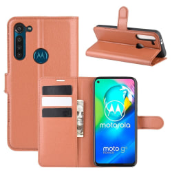 Plånboksfodral för Motorola Moto G8 Power Brun Brun
