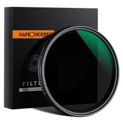 K&F Concept Justerbart ND-Filter ND8-ND2000 82mm