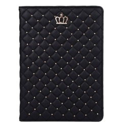 Fodral iPad Air 1/2  iPad 5/6 gen - Guldfärgad krona svart