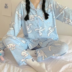Sanrios Kawaii Pyjamas Cinnamoroll Söt tecknad koreansk studenthem Hem Kläder Flickvän Present 120-140catty