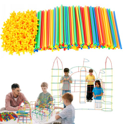 Fort Building Kit 408 stykker - Byggesæt til børn - Skab former Xixi multicolor