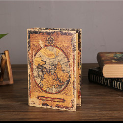 1st Vintage Fake Book Model Förvaringslåda Retro Bibellåda Kartong Boklåda Öppningsbar Nödställd förvaringsboklåda Betterlifefg
