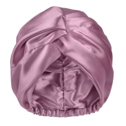 Purple Satin Bonnet Silk Bonnet Sleep Cap för kvinnor Hårvård Adj