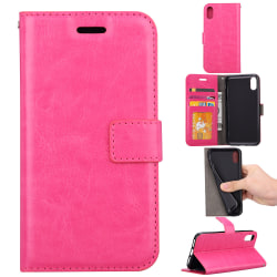 2-Pack Plånboksfodral til iPhone X - Svart + Rosa