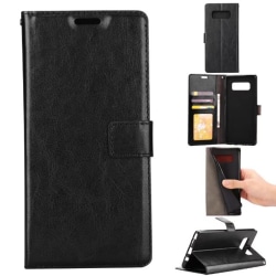 Plånboksfodral til Galaxy Note 8 - SVART