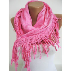 Elegant Sjal /scarves Rosa