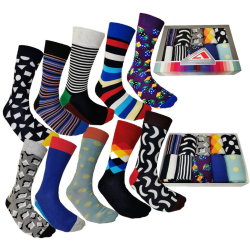 10 Par Högstaberg Strumpor-Socks 40-45 multifärg
