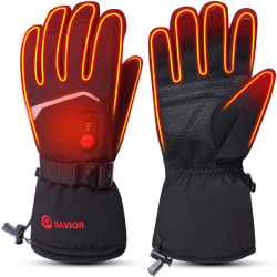 Vinteruppvärmda handskar för kvinnor män Elektrisk thermal skidåkningshandske m