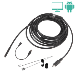 Vattentät minikamera USB endoskop portabel inspektion 5m