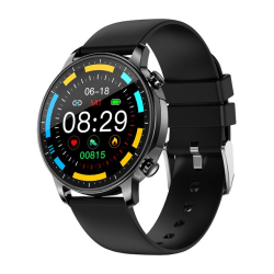 Temperatur Smart Watch Full Touch Fitness Tracker Smartwatch black