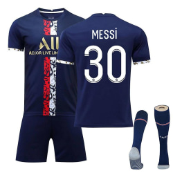 Fotbollssats Fotbollströja Träningströja Messi kids 28(150-160cm)