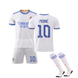 Fotbollssats Fotbollströja T-shirt Modric kids 28(150-160cm)