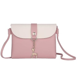 Mini rosa väska en axel diagonal
