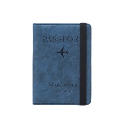 Passhållare, Pass Cover Imitation Leather Blue