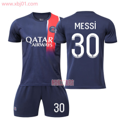2324新赛季巴黎圣日耳曼足球服30梅西10内马尔7号姆巴佩球衣套装 Messi 30 XS