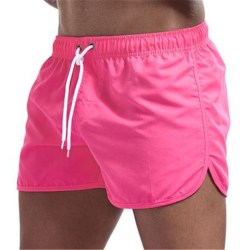 Casual Fashion Beach Shorts för män Pink L