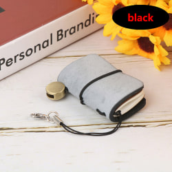 Mini Portable Notebook Core Travel Journal Booklet 4.6*2.8cm black