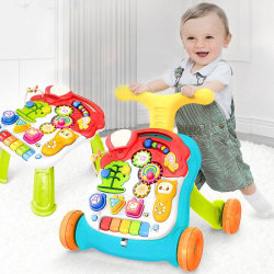 Ladida Gåvogn Musical Educational Walker Yellow one size