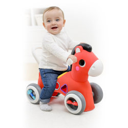 Ladida Push N´ Ride Pony Walker Red Red