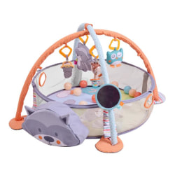 Ladida Babygym Raccoon Gym and Ball Pit grå one size
