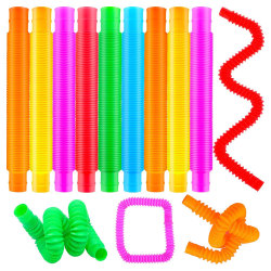 8st Tube Fidget Toys - Toy / Sensory multicolor