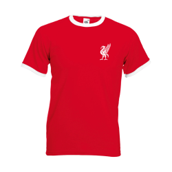 Liverpool stil t-shirt med Liverbird Retro tröjor M