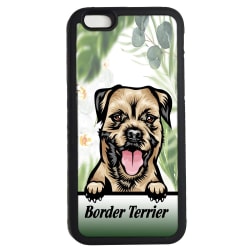 Border terrier iPhone 7 / 8 & SE skal Kikande hund gummiskal