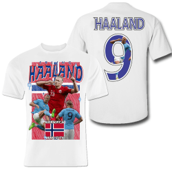 Erling Haaland Norge manchester City t-shirt  sportströja 130cl 7-8år