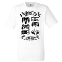 Gamer T-shirt - Control Freak Barn 162cl - 13-14 år