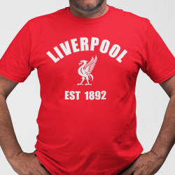 Liverpool 1892 stil röd t-shirt M
