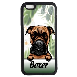 Boxer iPhone7 / 8 & SE 2nd gen'  skal Kikande hund gummiskal