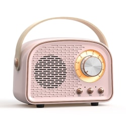 Miniradio Bluetooth-høyttaler ROSA Pink