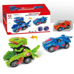 Electric Transformer Lelut Autot Dinosaurukset Toy Vehicles blue