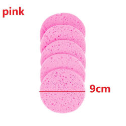 5st Rengöringssvamp Compress Puff Body Facial Cleaner PINK 9CM pink 9CM