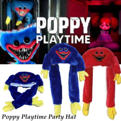 Huggy Wuggy Hat Poppy Playtime Hat BLÅ blue